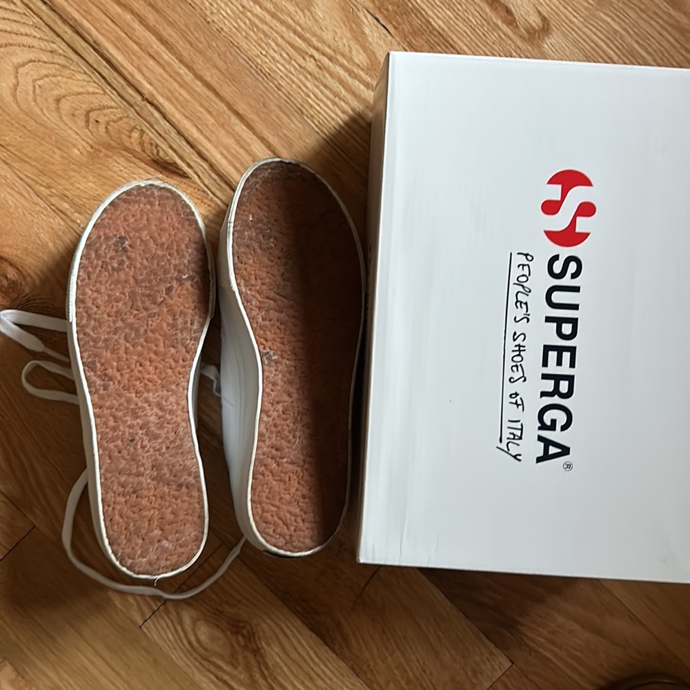 White Superga platform sneakers - Picture 4 of 5